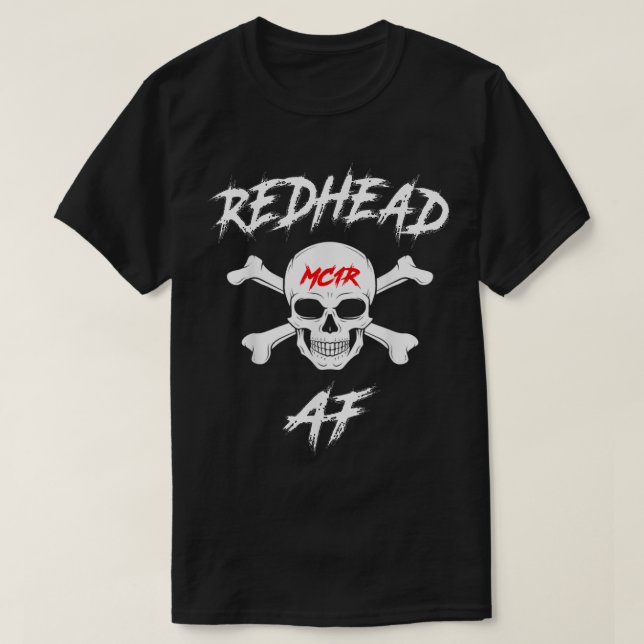 REDHEAD AF MC1R SKULL T-Shirt (Design Front)