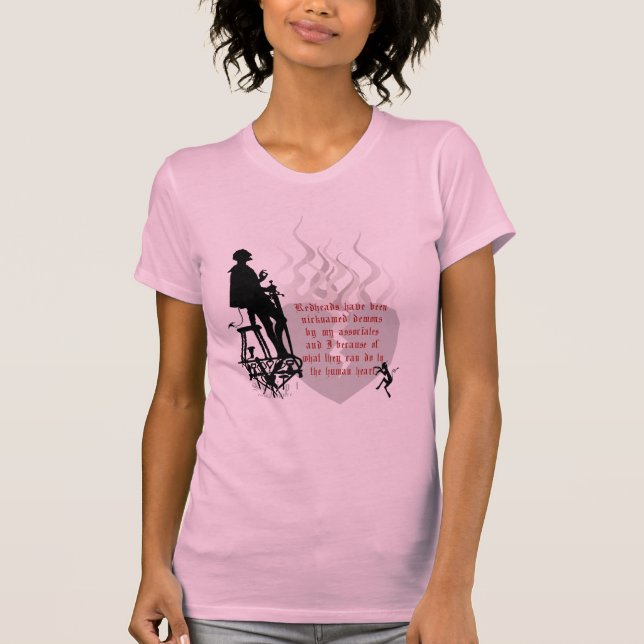 REDHEAD AND THE DEVIL QUOTE T-SHIRT (Front)