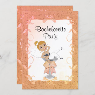 RedHead Bachelorette Party Invitation