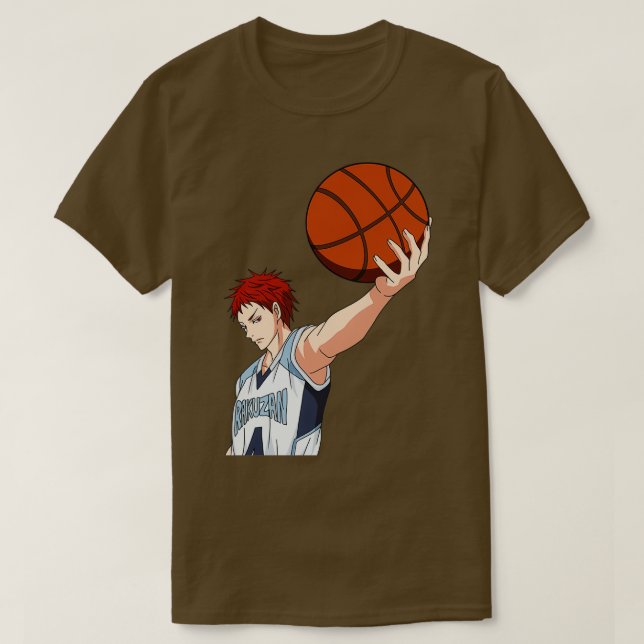 RedHead Basketball player T-Shirt (Design Front)
