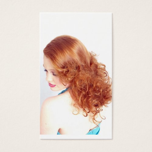 Redhead Beauty Business Cards