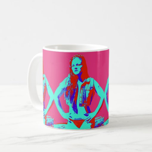 redhead bikini girl coffee mug Zazzle