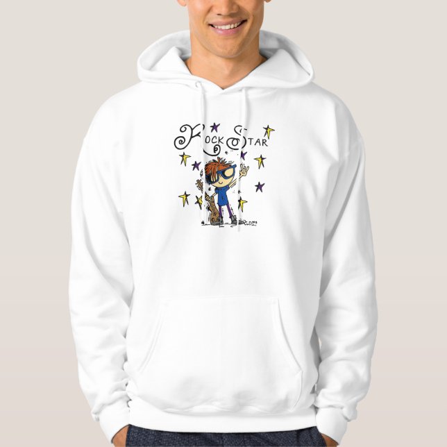 Redhead Boy Rock Star Hoodie (Front)