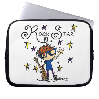 Redhead Boy Rock Star Laptop Sleeve