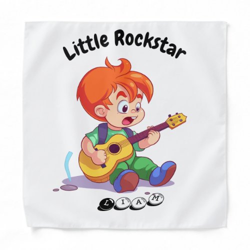 Redhead Childs Guitar Journey Bandana