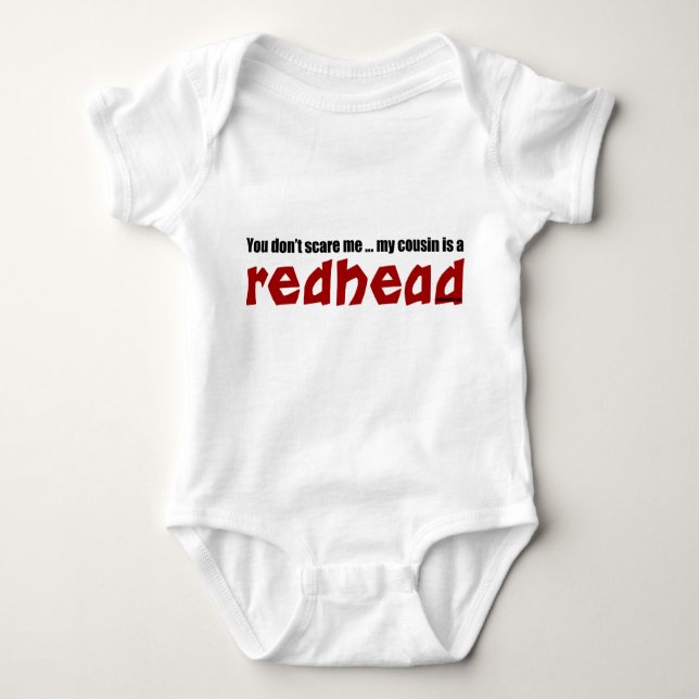 Redhead Cousin Baby Bodysuit (Front)