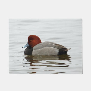 Redhead Duck Drake Doormat