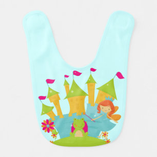 Redhead Frog Princess Bib