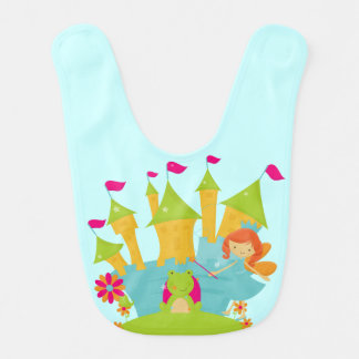 Redhead Frog Princess Bib