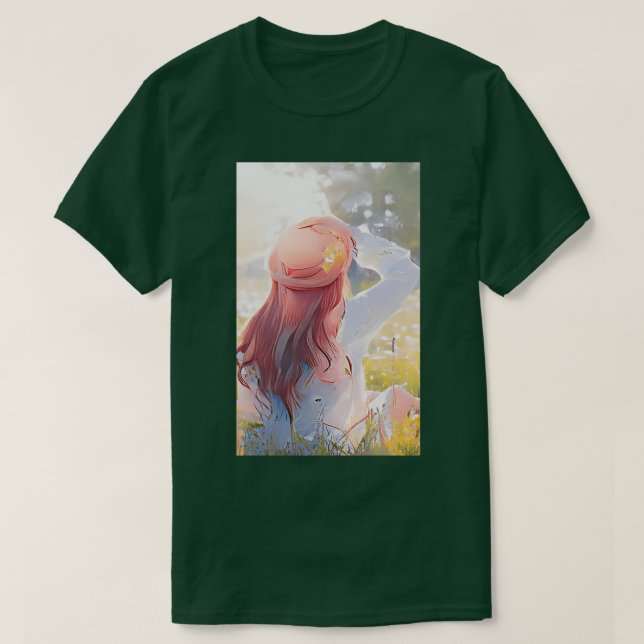 Redhead girl in the sun T-Shirt (Design Front)
