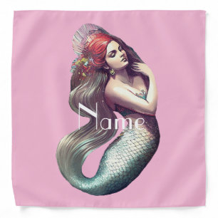Redhead Mermaid Beauty Thunder_Cove Bandana