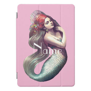 Redhead Mermaid Beauty Thunder_Cove iPad Pro Cover