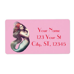 Redhead Mermaid Beauty Thunder_Cove Label