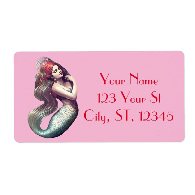 Redhead Mermaid Beauty Thunder_Cove  Label (Front)