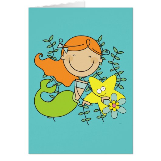 Redhead Mermaid Cards (Front)