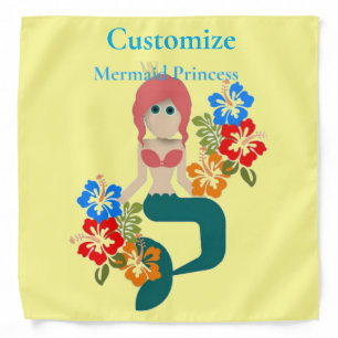 Redhead Mermaid Princess Thunder_Cove Bandana