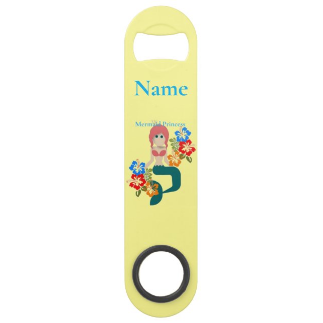 Redhead Mermaid Princess Thunder_Cove Bar Key (Front)
