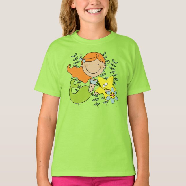 Redhead Mermaid T-Shirt (Front)