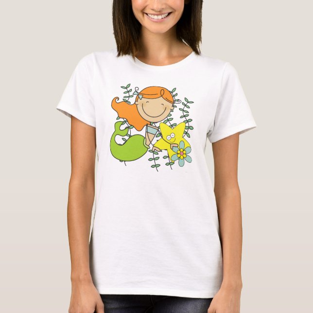 Redhead Mermaid T-Shirt (Front)