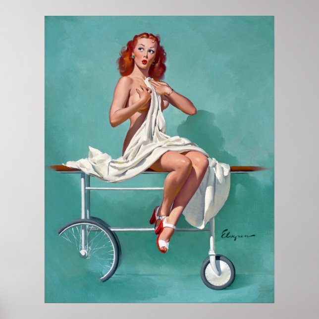 Redhead Patient Pin Up Poster (Front)