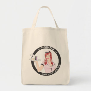 Redhead PopChiX Girl Grocery Tote! Tote Bag