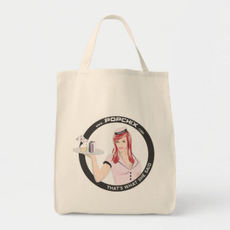 Redhead PopChiX Girl Grocery Tote! Tote Bag