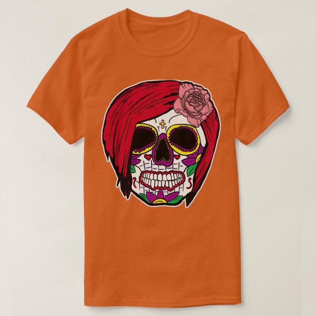 Redhead skull 2 T-Shirt (Design Front)