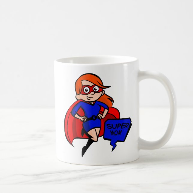 redhead super mom coffee mug (Right)