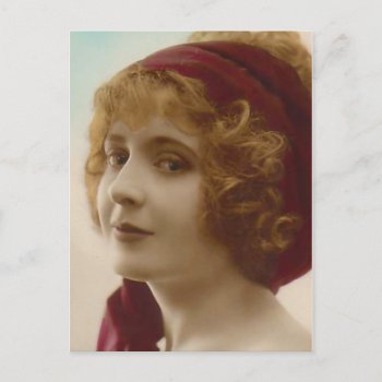 "redhead" Vintage Photograph Postcard by PrimeVintage at Zazzle