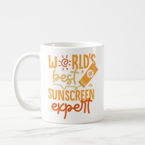 Redhead Worlds Best Sunscreen Expert Coffee Mug