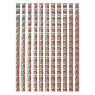 redheaded coney island mermaids tablecloth