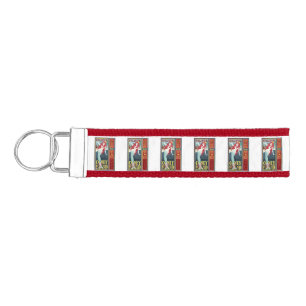 redheaded coney island mermaids wrist keychain
