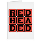 Redheaded, Ginger Hair Color (Front)