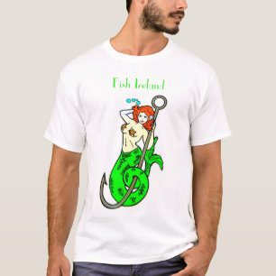 Redheaded green-tail mermaid Thunder_Cove T-Shirt