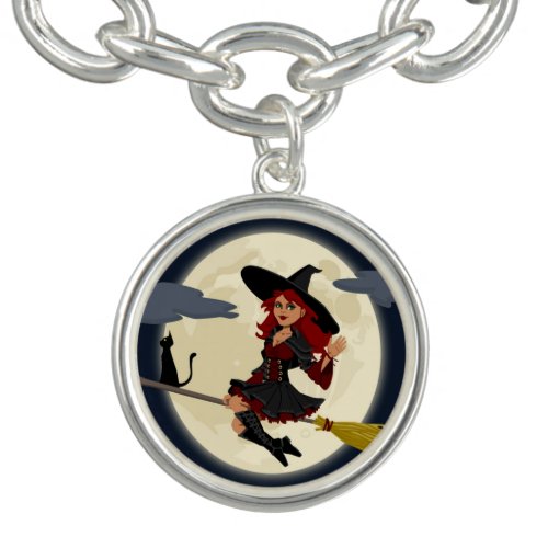 REDHEADED HALLOWEEN WITCH BRACELET