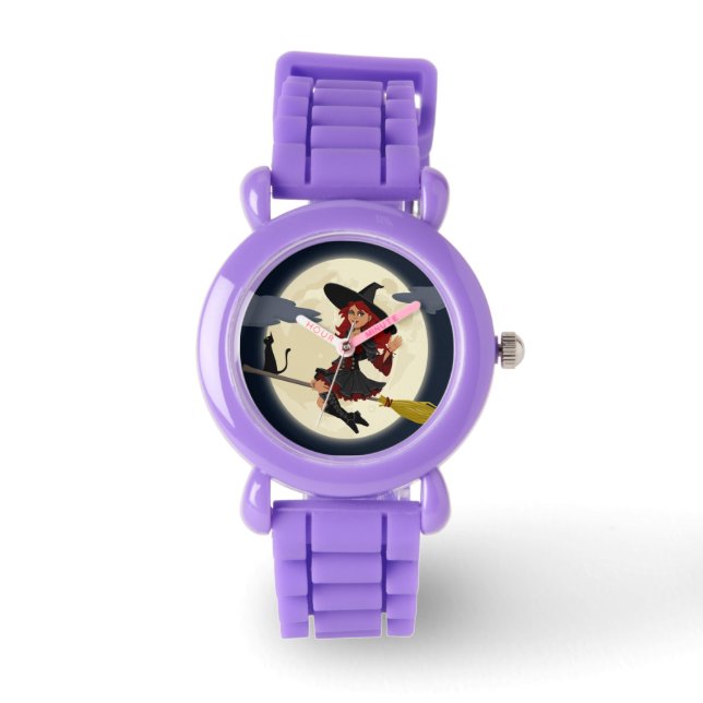 REDHEADED HALLOWEEN WITCH WATCH (Front)