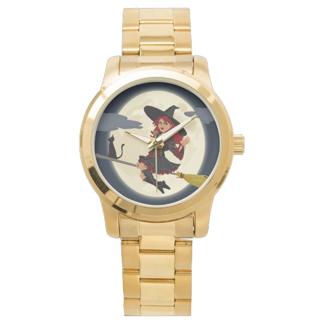 REDHEADED HALLOWEEN WITCH WATCH (Front)