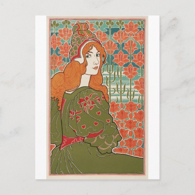 Redheaded Maiden Postcard (Front)