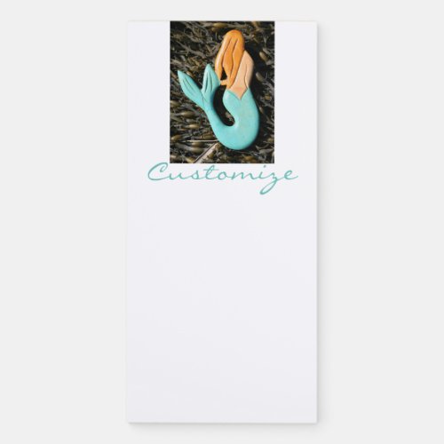 redheaded mermaid  Thunder_Cove Magnetic Notepad