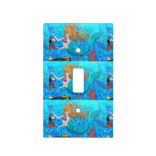 redheaded mermaids switch cover