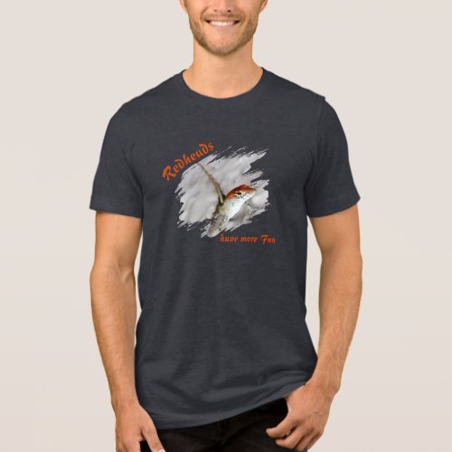 Redheads Have More Fun Redheaded Lizard T-Shirt Tri-Blend Shirt