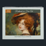 Redheads in Fine Art 2025 Calendar<br><div class="desc">Twelve classic fine art portraits of women with red hair. Digitally cleaned and enhanced images,  suitable for framing. Featured paintings by Dante Gabriel Rossetti,  John William Waterhouse,  John Maler Collier,  Leopold Schmutzler,  Albert Herter,  Pierre-Auguste Renoir,  John William Godward,  and Alfred Stevens.</div>