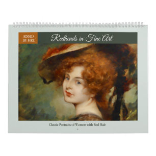 Redheads in Fine Art 2026 Calendar