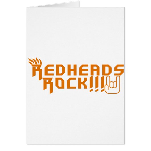Redheads Rock!!! Cards (Front)