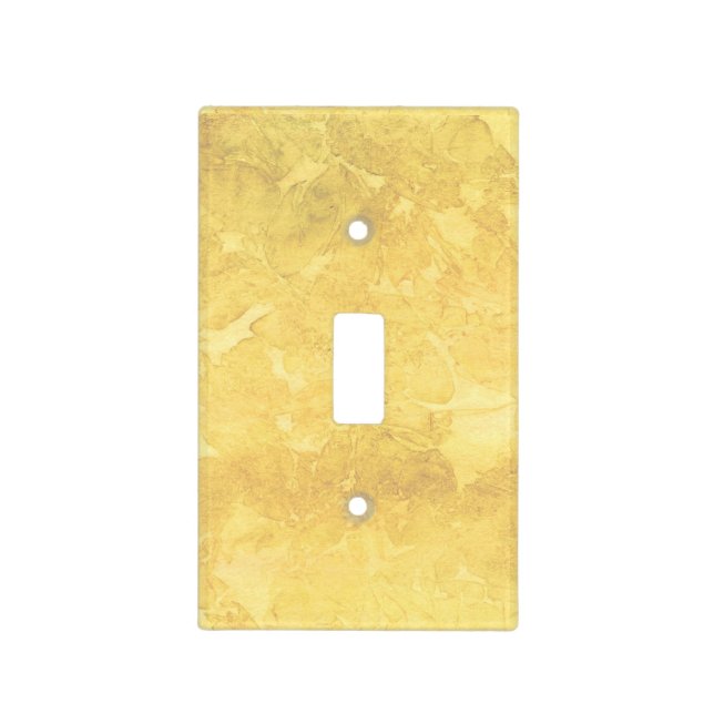 Redish Yellow Watercolor Look Light Switch Cover (Front)