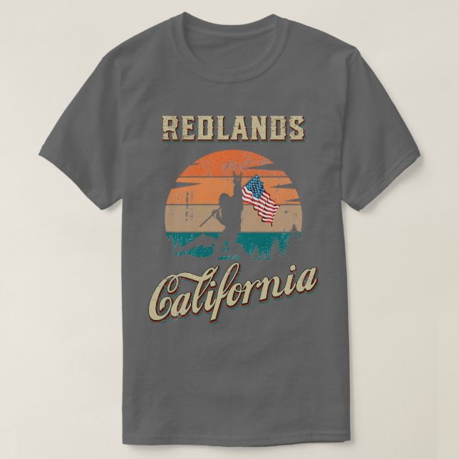 Redlands California T-Shirt (Design Front)