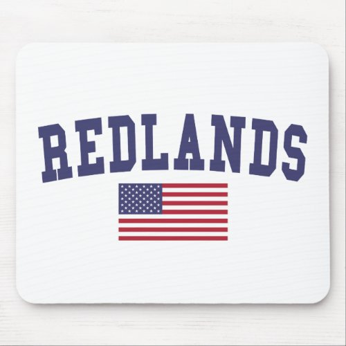 Redlands US Flag Mouse Pad