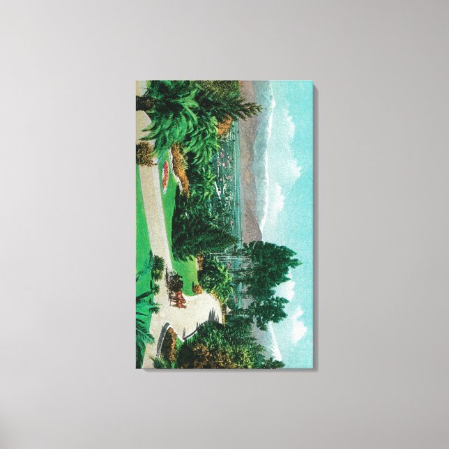 Redlands valley and orchards from Smiley's Canvas Print (Front)