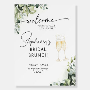 Redleaf Boho Bridal Brunch Shower Welcome Sign