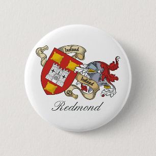 Redmond Family Crest Pinback Button